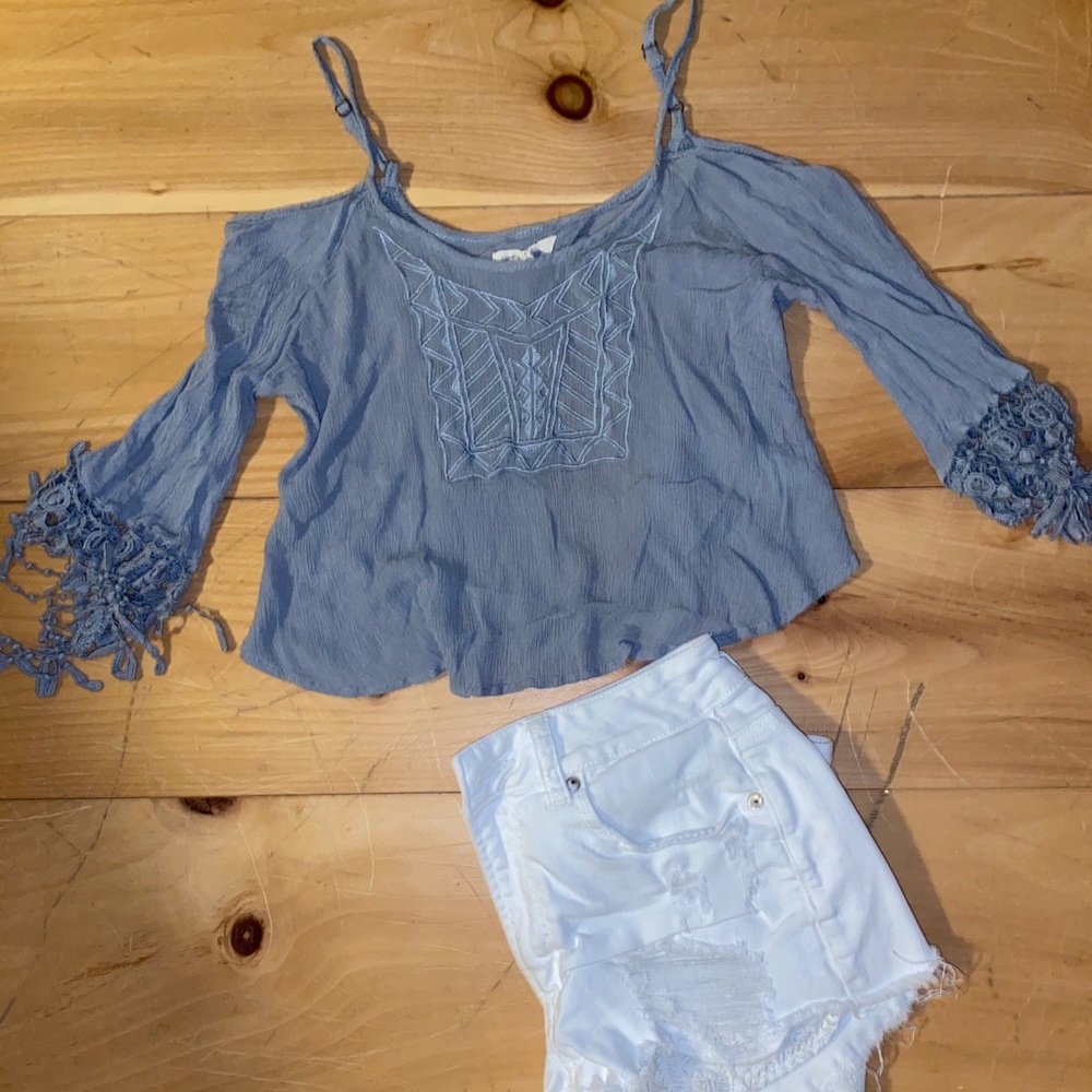 Fringe crop top